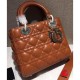 Replica Dior Lady Dior Bag Light Coffee