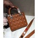 Replica Dior Lady Dior Bag Light Coffee