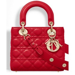 Replica Dior Lady Dior Bag Red
