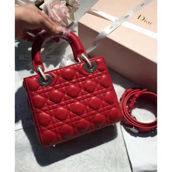 Replica Dior Lady Dior Bag Red