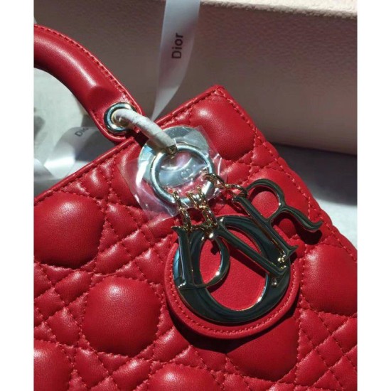 Replica Dior Lady Dior Bag Red
