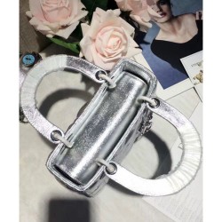 Replica Dior Lady Dior Bag Silver