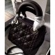 Replica Dior Lady Dior Mini Classic Tote Bag With Lambskin Black