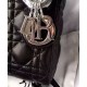 Replica Dior Lady Dior Mini Classic Tote Bag With Lambskin Black
