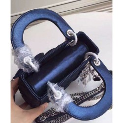 Replica Dior Lady Dior Patent Leather Handbag Black