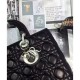 Fake Dior Lady Dior Large Classic Tote Bag With Lambskin Black Replica Replica Dior Lady Dior Large Classic Tote Bag With Lambskin Black