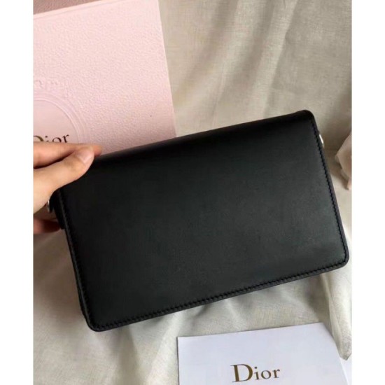 Replica Dior Diorevolution Flap Bag With Slot Handclasp M8000 Black