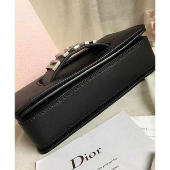Replica Dior Diorevolution Flap Bag With Slot Handclasp M8000 Black