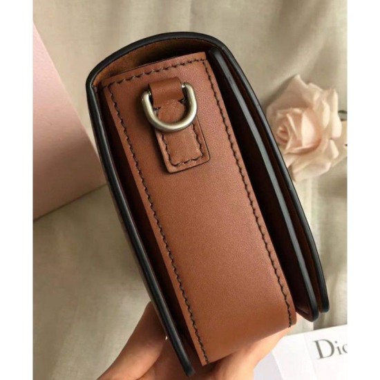 Replica Dior Diorevolution Flap Bag With Slot Handclasp M8000 Coffee