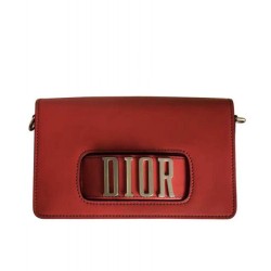 Replica Dior Diorevolution Flap Bag With Slot Handclasp M8000 Red