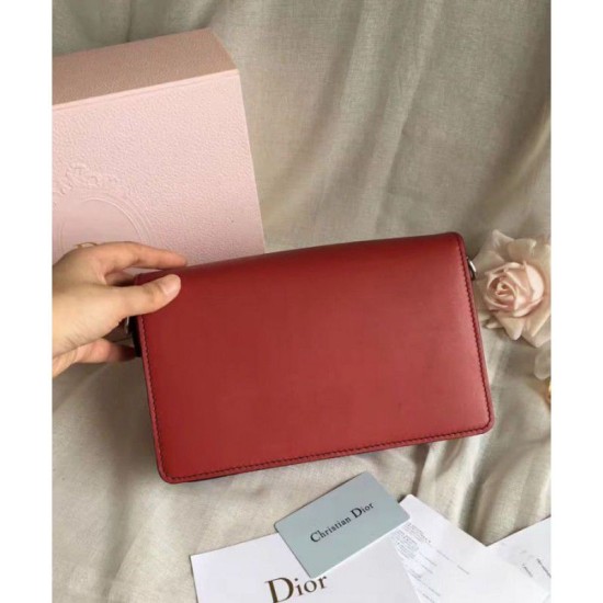 Fake Dior Diorevolution Flap Bag With Slot Handclasp M8000 Red Replica Replica Dior Diorevolution Flap Bag With Slot Handclasp M8000 Red