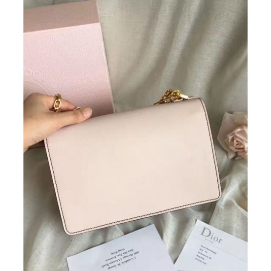 Replica Dior J'ADIOR Flap Bag With Chain In Calfskin M9000 Pink