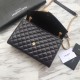 Fake YSL Saint Laurent Envelope Medium Bag Golden Hardware Replica