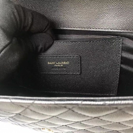 Fake YSL Saint Laurent Envelope Medium Bag Golden Hardware Replica