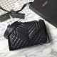 Fake YSL Saint Laurent Envelope Medium Bag Black Hardware Replica