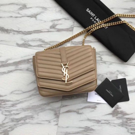 Replica YSLSaint Laurent Sulpice Matelasse Bag Apricot