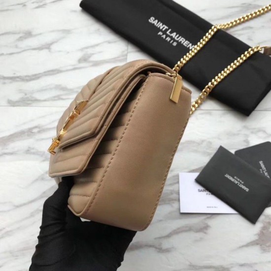Replica YSLSaint Laurent Sulpice Matelasse Bag Apricot