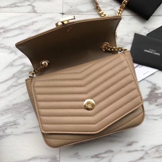 Replica YSLSaint Laurent Sulpice Matelasse Bag Apricot
