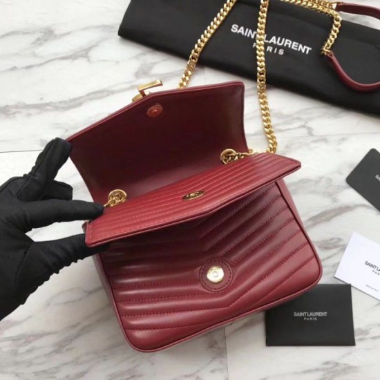 Replica YSLSaint Laurent Sulpice Matelasse Bag Red