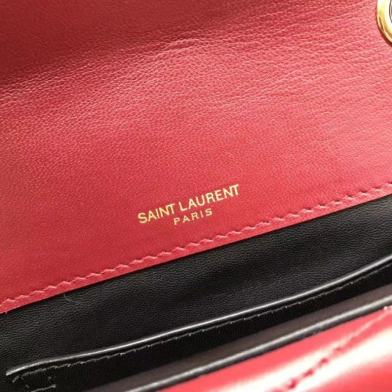 Replica YSLSaint Laurent Sulpice Matelasse Bag Red