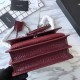 Fake YSL Saint Laurent Medium Sunset Bag In Crocodile Embossed Shiny Leather Replica