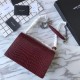 Fake YSL Saint Laurent Medium Sunset Bag In Crocodile Embossed Shiny Leather Replica