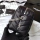 Replica Saint Laurent Medium LouLou Chain Bag Black