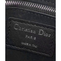 Replica Christian Dior Lady Dior supple bag in calfskin leather Black Replica Christian Dior Lady Dior supple bag in calfskin leather Black