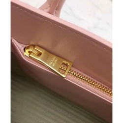 Fake Prada Monochrome Saffiano Tote Bag Pink Replica