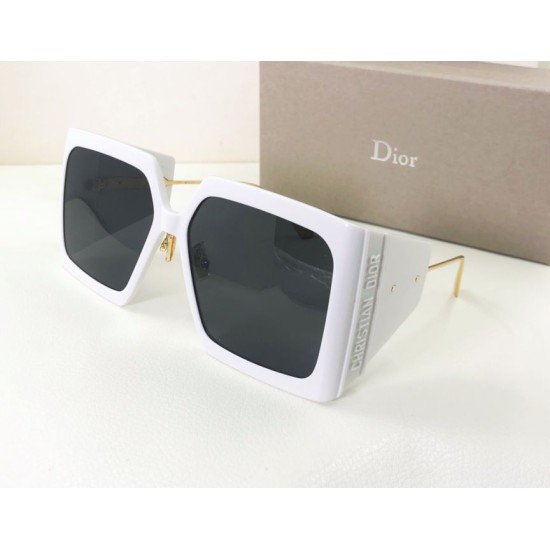 Replica Dior Diorsolar S1u Ivory Square Sunglasses White