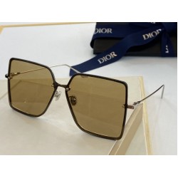Replica Dior Shaded Square Sunglasses Brown