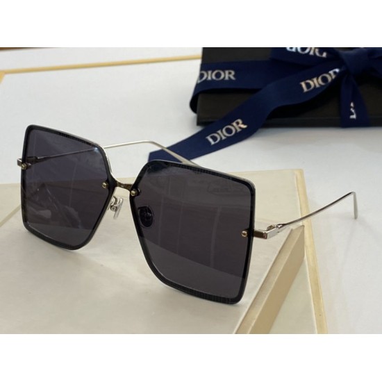 Replica Dior Shaded Square Sunglasses Black