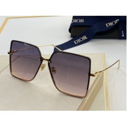 Replica Dior Shaded Square Sunglasses Light Brown