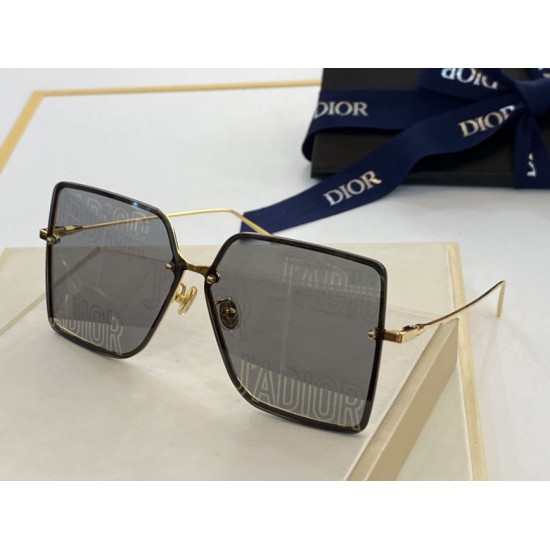 Fake Dior Shaded Square Sunglasses Gray Replica
