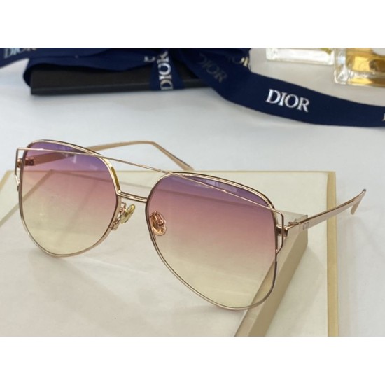 Replica Dior Diorstellaire Shaded Square Sunglasses Brown