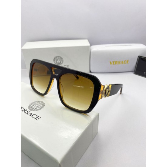 Fake Versace Sunglass 4457 Black /Brown Replica