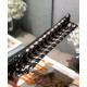 Fake Christian Dior Mini Houndstooth Embroidery Book Tote Handbag Cream Replica