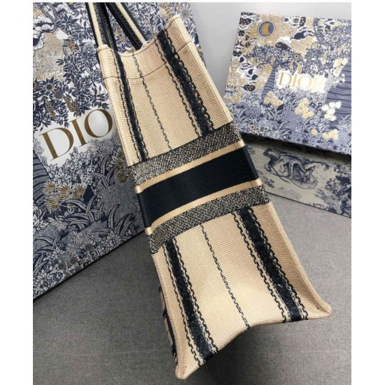 Replica Christian Dior Book Tote Bayadere Small Embroidered Tote Apricot Replica Christian Dior Book Tote Bayadere Small Embroidered Tote Apricot