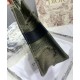 Fake Christian Dior Book Tote Mini Camouflage Embroidered Tote Green Replica