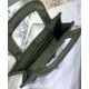 Fake Christian Dior Book Tote Mini Camouflage Embroidered Tote Green Replica