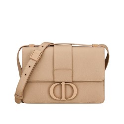 Fake Christian Dior 30 Montaigne Calfskin Bag Apricot Replica