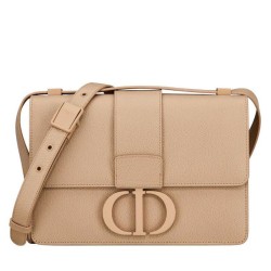 Fake Christian Dior 30 Montaigne Calfskin Bag Apricot Replica