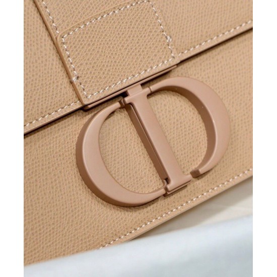 Fake Christian Dior 30 Montaigne Calfskin Bag Apricot Replica