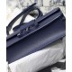 Replica Christian Dior 30 Montaigne Calfskin Bag Dark Blue