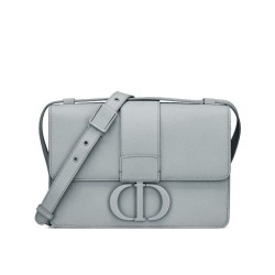 Replica Christian Dior 30 Montaigne Calfskin Bag Gray