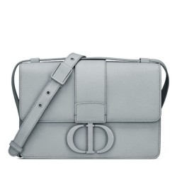 Replica Christian Dior 30 Montaigne Calfskin Bag Gray