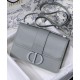 Replica Christian Dior 30 Montaigne Calfskin Bag Gray