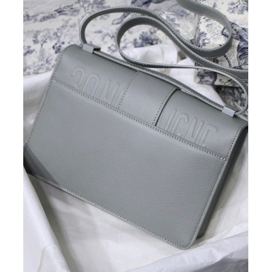 Replica Christian Dior 30 Montaigne Calfskin Bag Gray