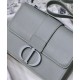 Replica Christian Dior 30 Montaigne Calfskin Bag Gray