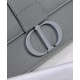 Replica Christian Dior 30 Montaigne Calfskin Bag Gray